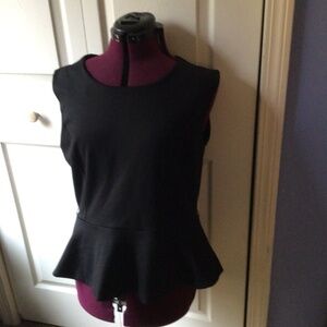 Peplum knit top